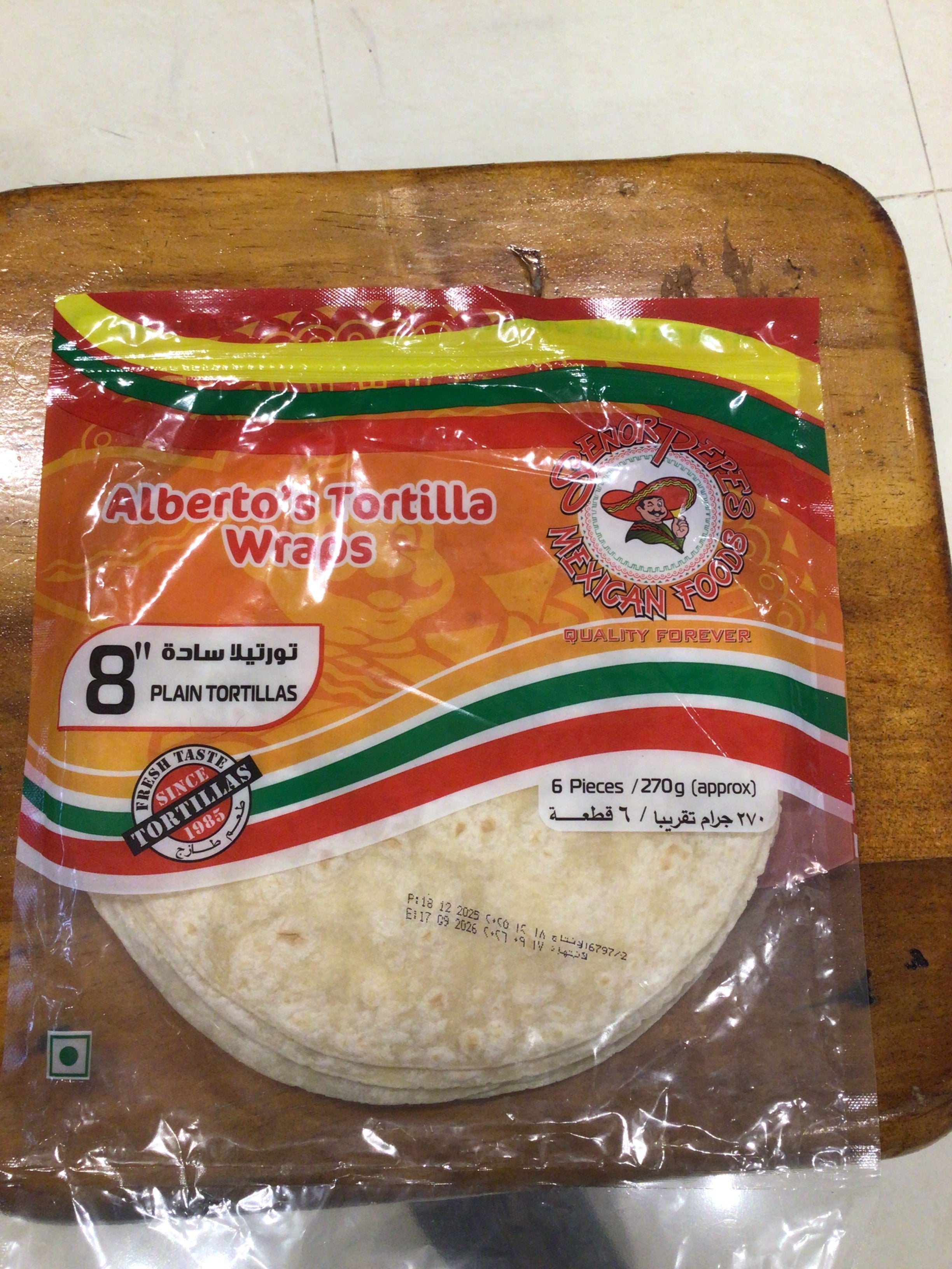Alberto’s Tortilla Wraps