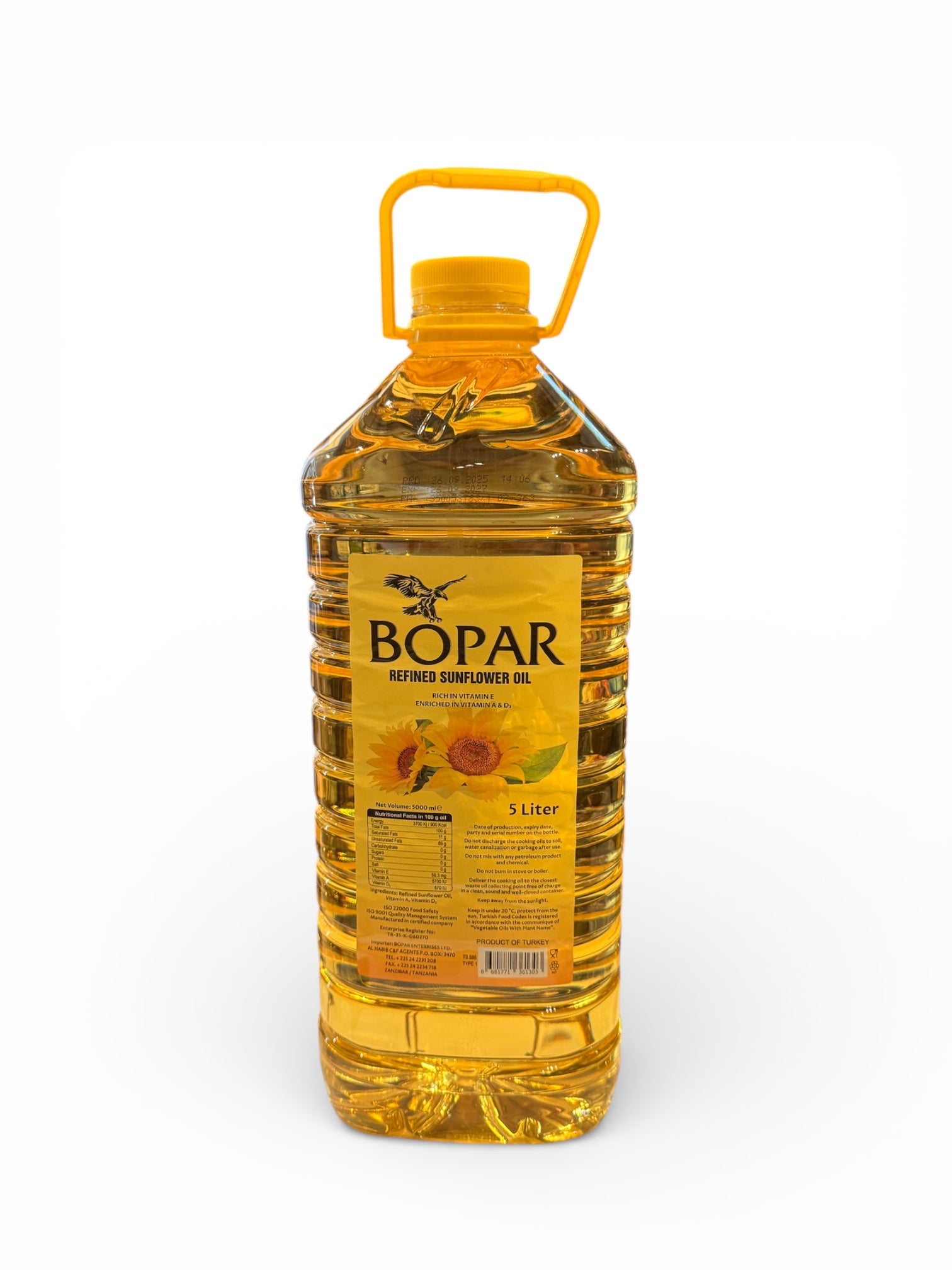 Bopar - Sunflower Oil (5L)
