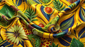 Green and Yellow Kitenge