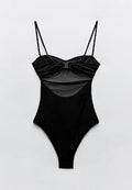 Zara black bathing suit