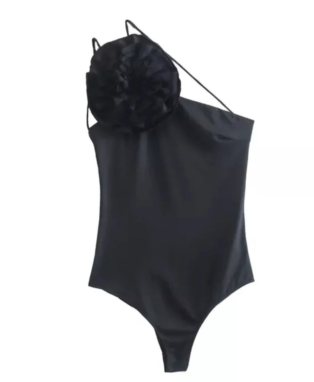 Zara Black Bathing Suit with flower